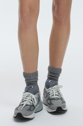 ADJUSTABLE COOLMAX SOCKS – STORM / GREY MELANGE