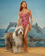 Disney | Oceanus Shell Swimsuit Pink in Stock