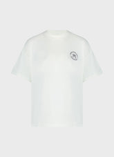 Short Sleeve T-Shirt - Ivory/Navy Blue