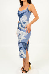 Delilah Beaded Dress Oceanus X by Poppy