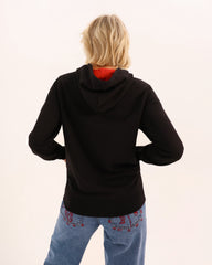 Silent Flame Black Hoodie