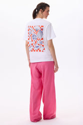 PICNIC OVERSIZE T-SHIRT - WHITE