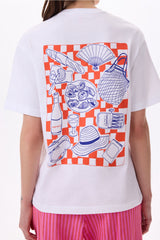 PICNIC OVERSIZE T-SHIRT - WHITE