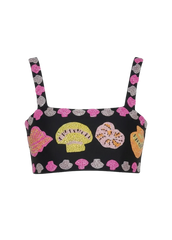 New York Hand-Embroidered Top