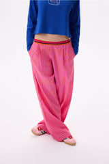 SLOW SUNDAY CROPPED T-SHIRT - KLEIN BLUE