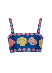 New York Hand-Embroidered Top Multicolour