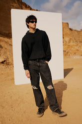 Free Heaven Acid Washed Hoodie