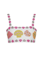 New York Hand-Embroidered Top Multicolour