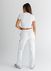 COZY FLEECE CARGO SWEATPANT