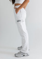COZY FLEECE CARGO SWEATPANT