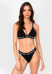 DONT EAT the HOMIES BAMBOO TRIANGLE BRA