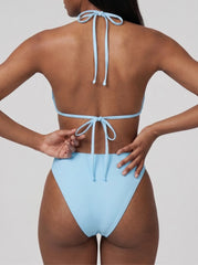 Fia Tropical Hand Embroidered Bikini Top Only
