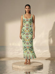 Dreamshell Maxi Dress - Green Mint
