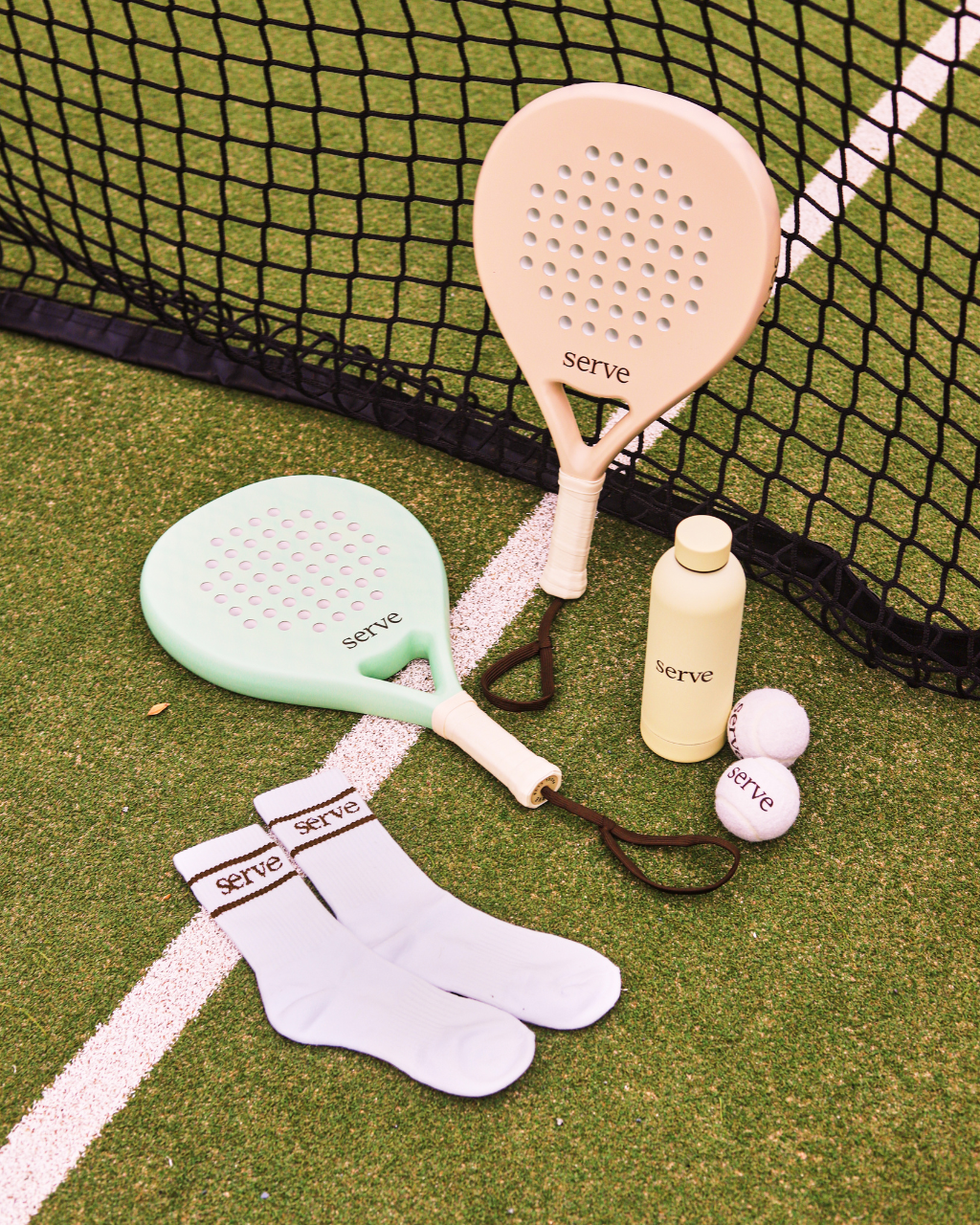 Beige Padel Racquet