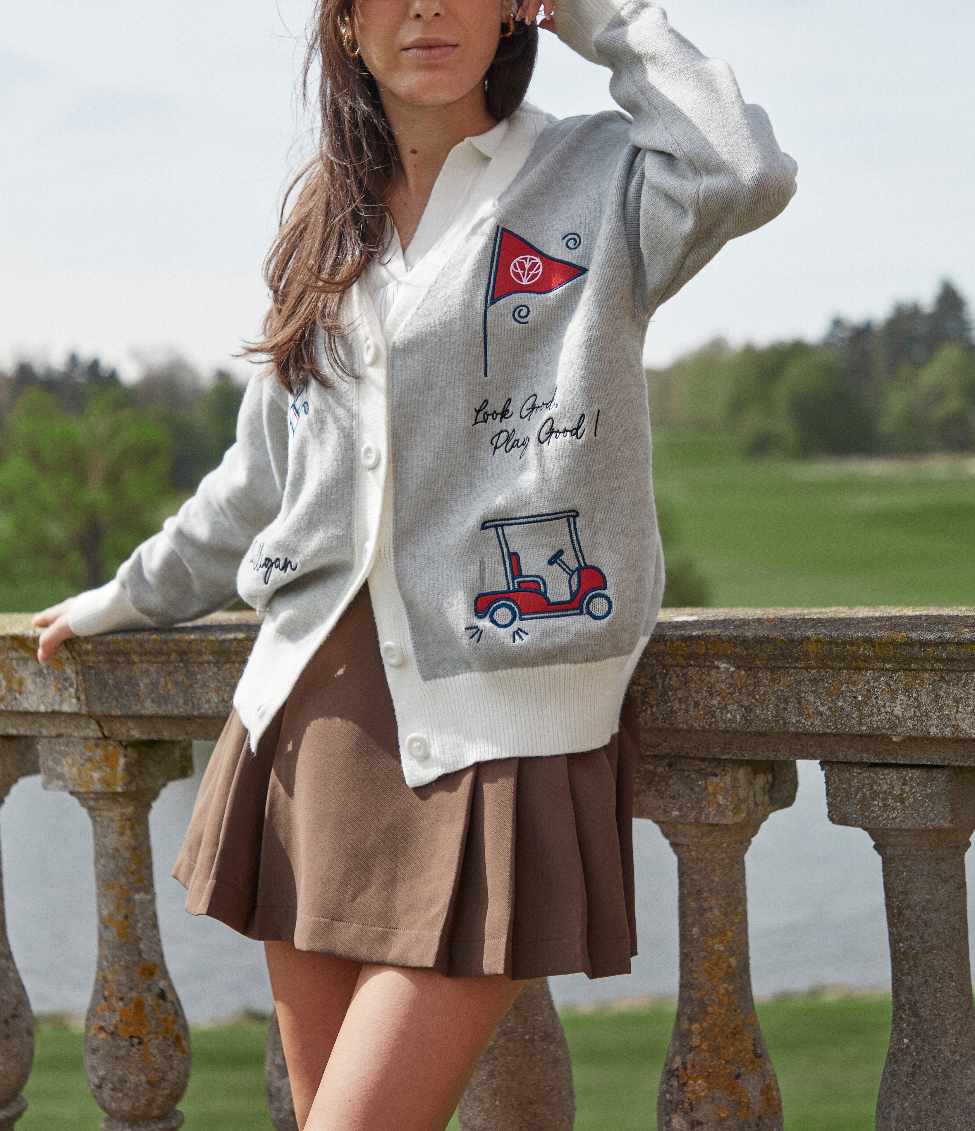 Sophie Cardigan - Grey Multi