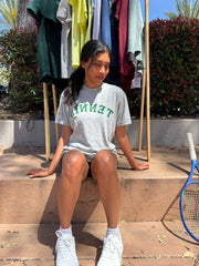 Reversed TENNIS Varsity Tee