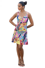 Boston Vibrant Hand-Beaded Dress