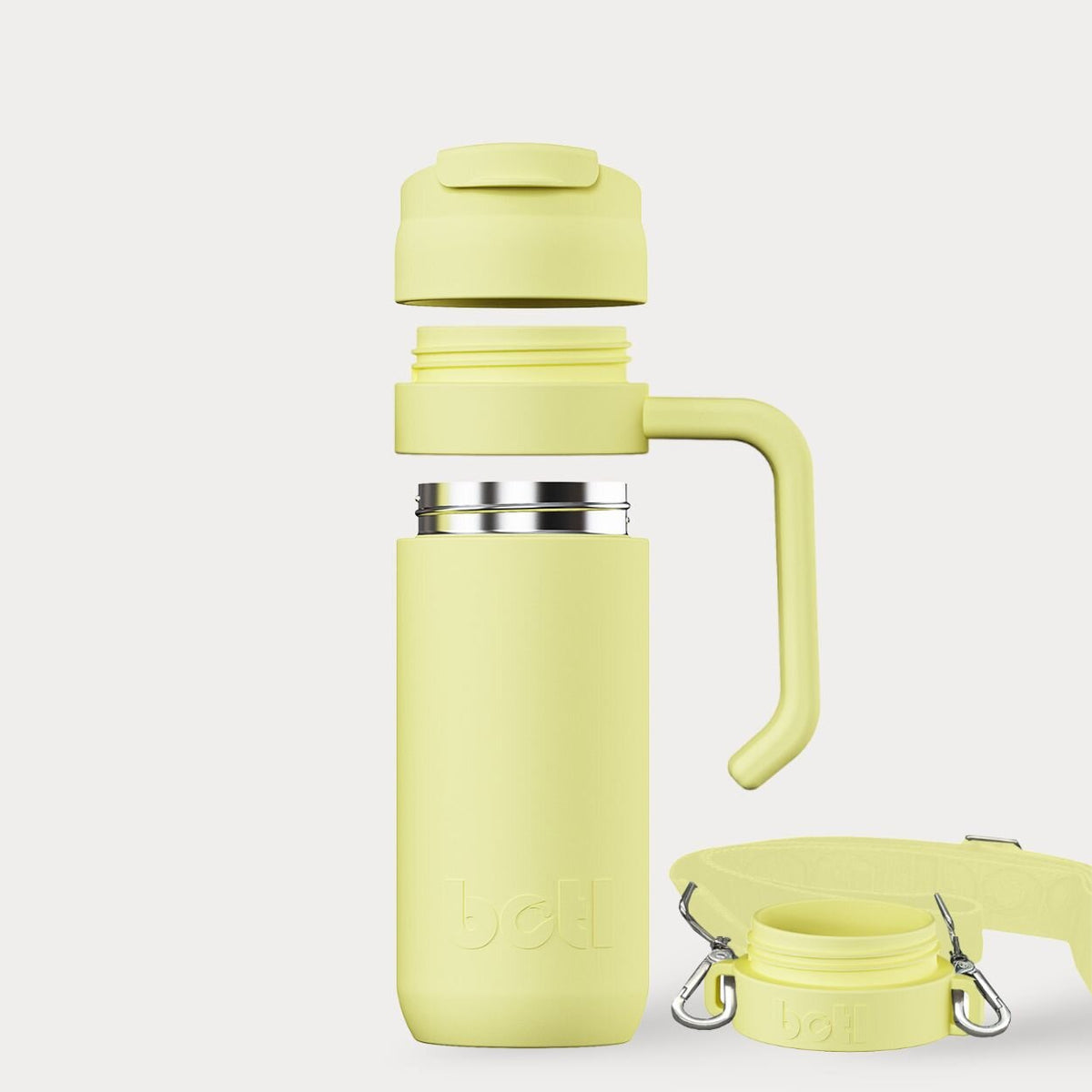 Insulated Travel Mug 400ml Leakproof Coffee Cup Stainless Steel BPA-Free | Banana | BOTL