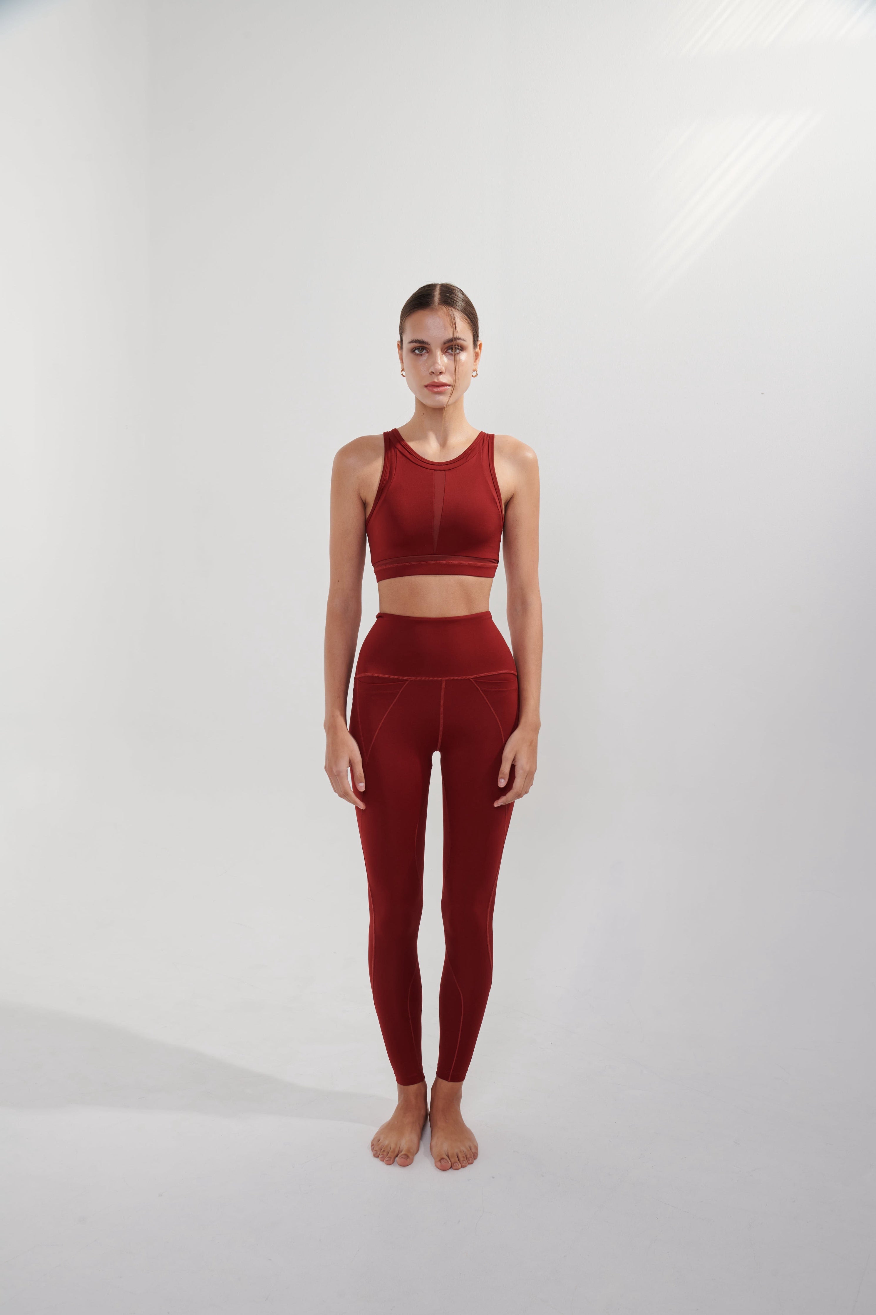 AirRise High Neck Longline Sports Bra - Black