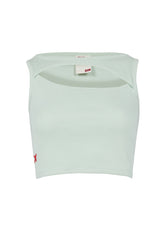 Free Heaven Rib Crop Tank Top - Surf Spray