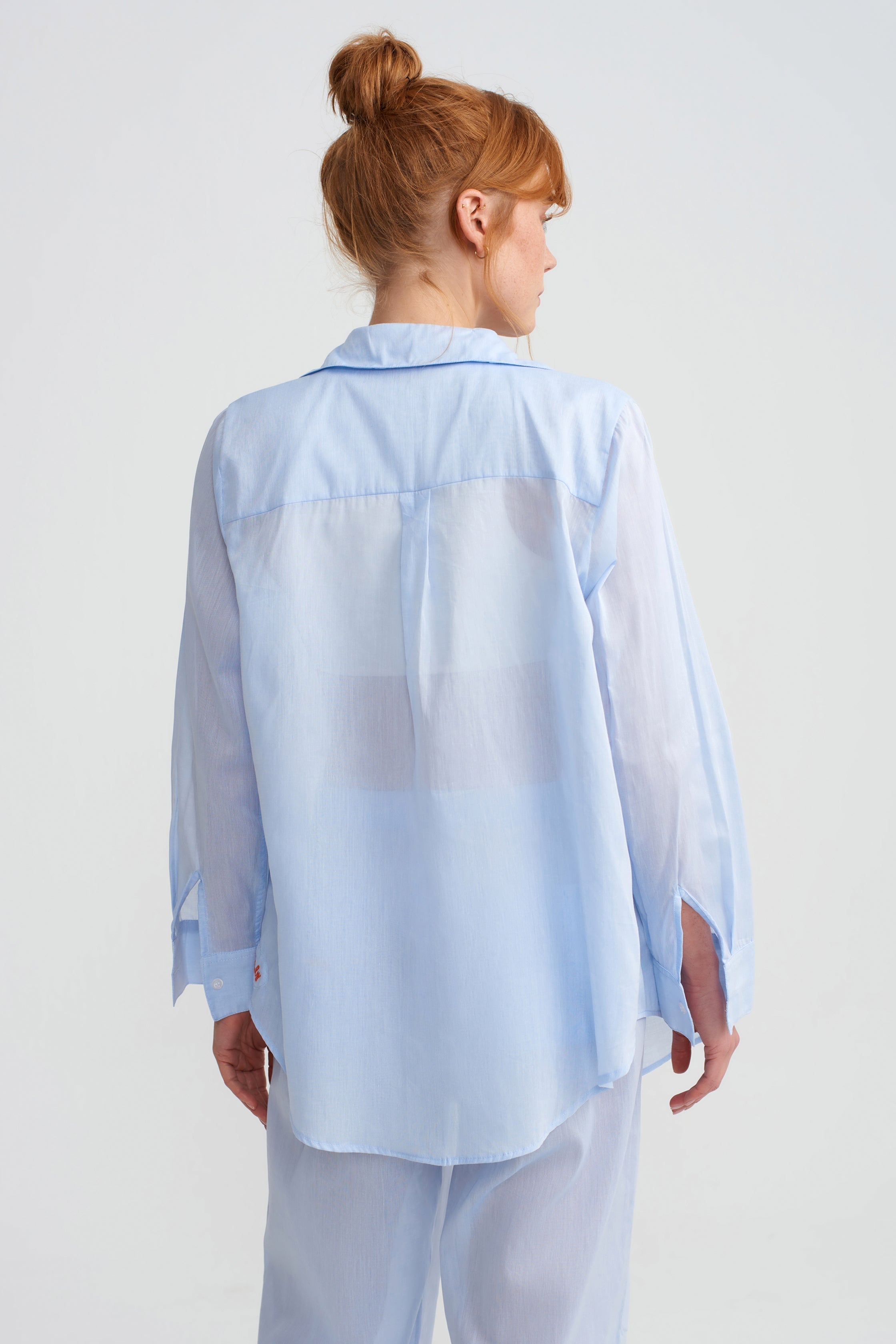LOUNGE SHIRT - SKY BLUE