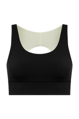 YOGAFLOW REVERSIBLE SPORTS BRA MEDIUM SUPPORT DUO BLACK