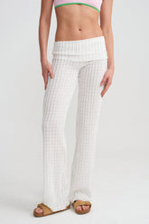 FOLD OVER PANTS - LACE