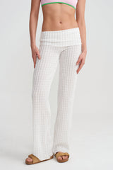 FOLD OVER PANTS - LACE