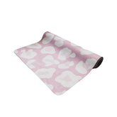 Amp Yoga Mat Pink Leopard Vegan Suede