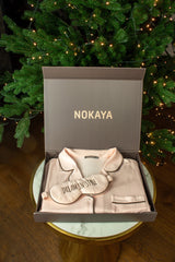 Bamboo Short Pyjama Set in Peach Powder