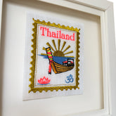 Thailand Embroidered Postage Stamp