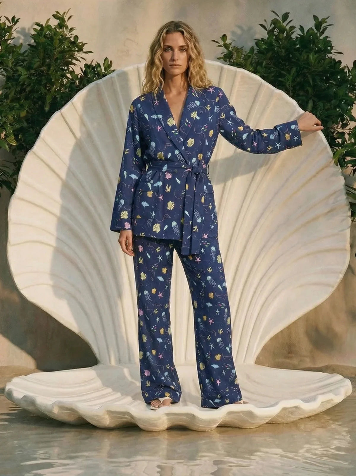 Oceanus X It's 9pm Rizzo Sealife Smoking Suit