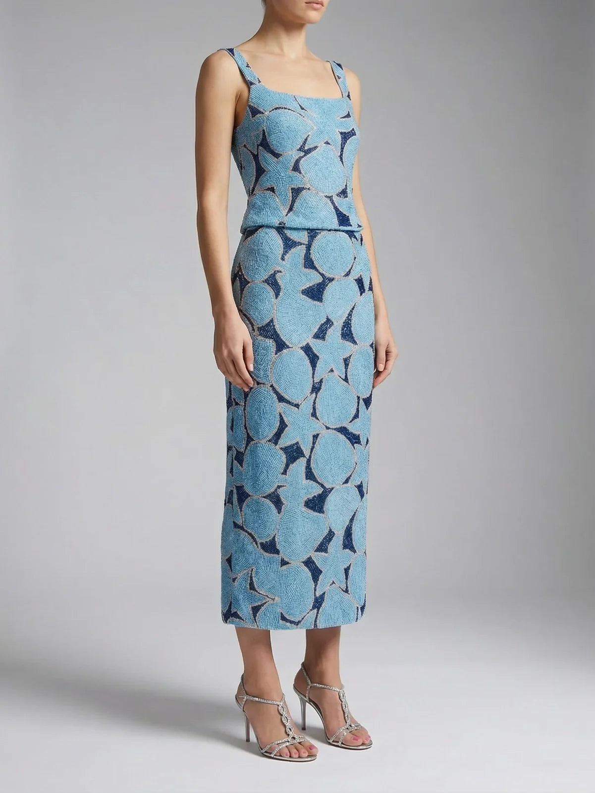 Sea Moscow Long Co-Ord Top Multi Colour