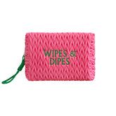 Pink Wipes & Dipes Cosmetic Bag