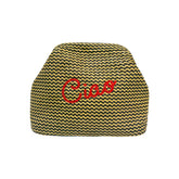 Ciao Black and Straw Clutch