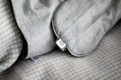 Luxury Aromatherapy Eye Mask - Soft Plain Grey