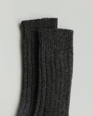 Draugystė: Charcoal Cashmere Socks