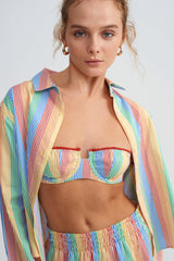 HOLIDAY BALKONET BRALETTE - RAINBOW