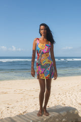 Boston Vibrant Hand-Beaded Dress