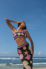 New York Hand-Embroidered Skirt