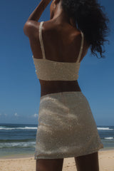 Venice Hand-Embroidered Co-Ord Skirt