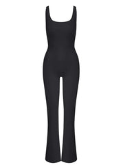 Anastasia Flared Leg Jumpsuit Black