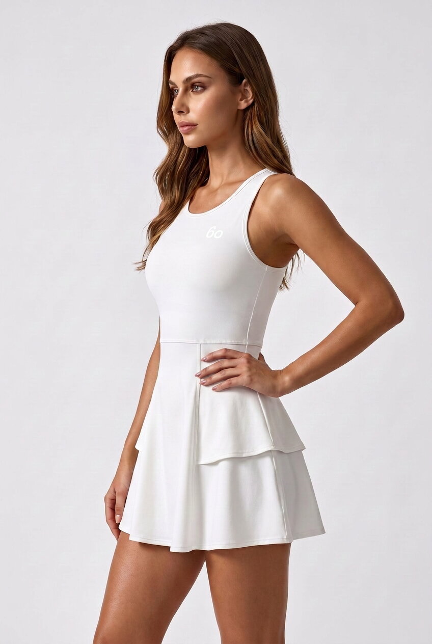 AURA Layered Skirt Padel Dress