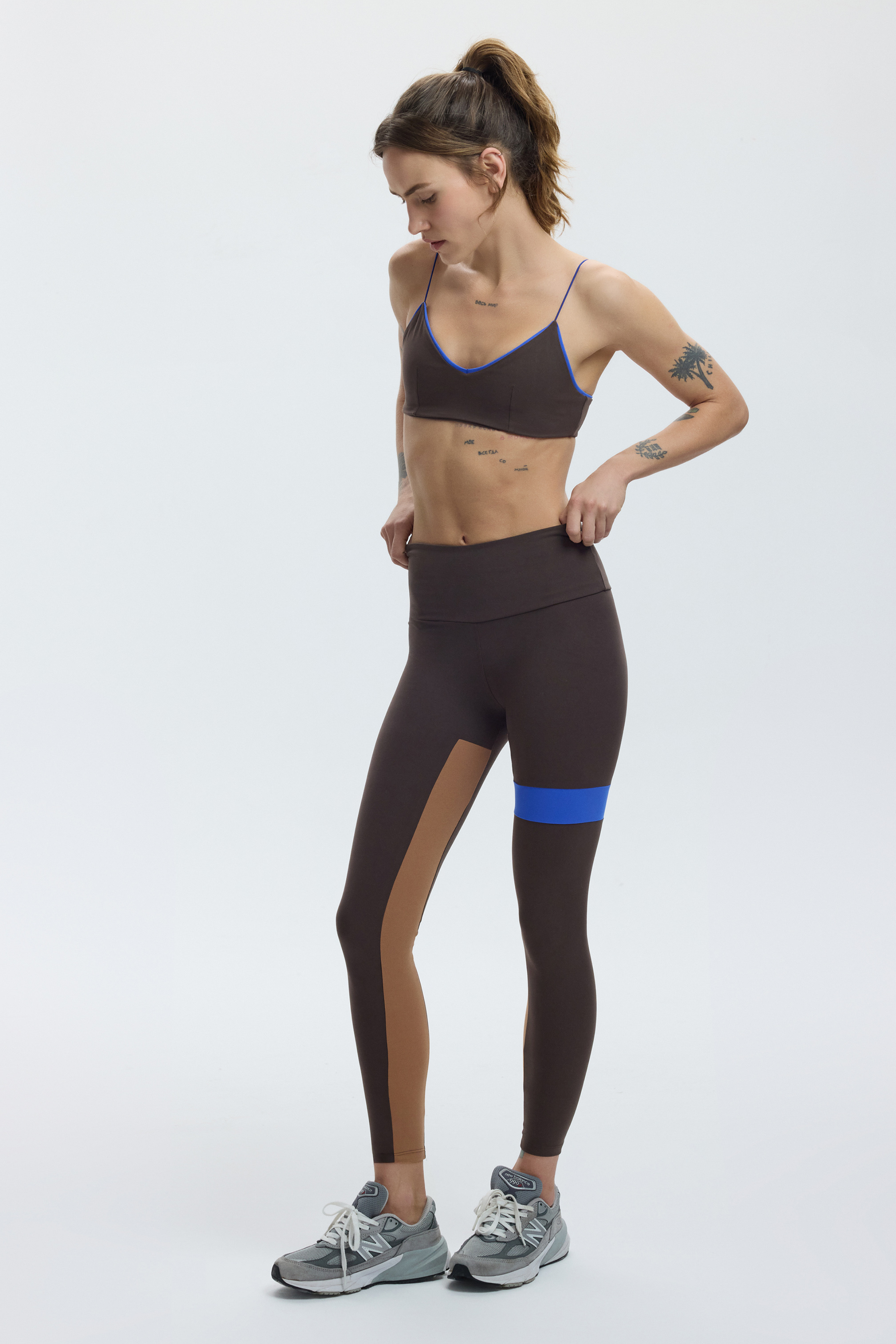GARTER LEGGINGS - ESPRESSO MARTINI