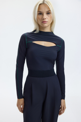 CUT-OUT TOP – TECHSILK – EVERYDAY TOP