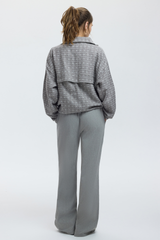 CORA SWEATSHIRT - ASH GRID