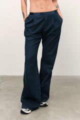 GROOVE PANTS- CASHMERE - NAVY