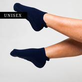 LIGN Unisex Low Rise Grip Socks - Abyss Blue