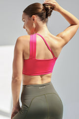 NEW AirRise Convertible Cross Over Keyhole Sports Bra - Pink
