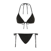 Amel High Waist Bikini Bottom Black